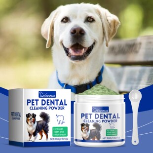 Cleaning and YEGBONG Teeth cleans tartar Gently Dog Powder
