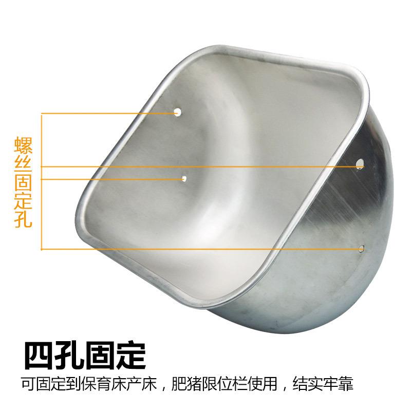 不锈钢猪食槽加厚母猪食槽猪饲器料产床槽BUC猪养殖设备喂场