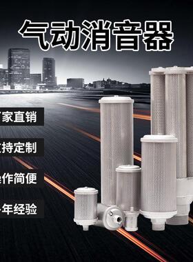 DN50不锈钢隔膜泵排气口消声器 2寸耐压30蒸汽排气消音器 XY-20