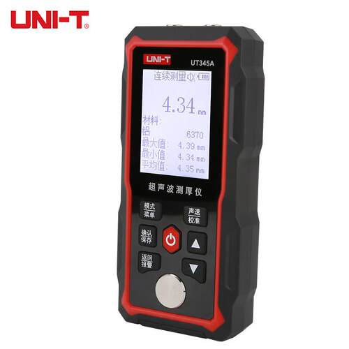 UNI-T优利德UT345A超声波测厚仪高精度金属陶瓷塑料玻璃检测仪