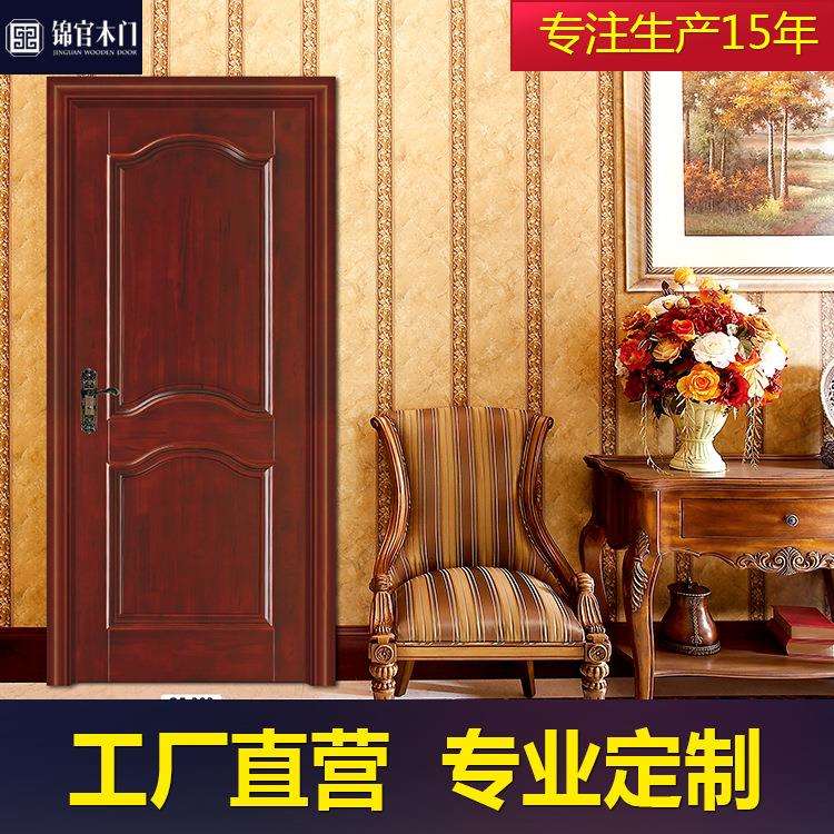 成都工厂供应原木门别墅大门全屋制作入户门 双开实木大门 进户门