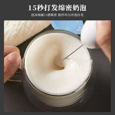 打奶泡器家用咖啡奶泡机电动迷你打泡器手持打发奶泡器牛奶搅拌器