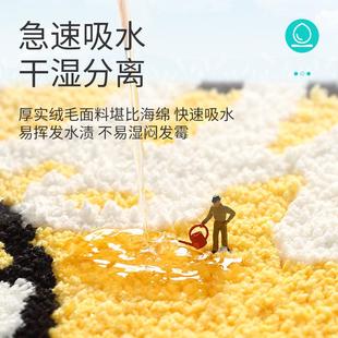 垫厕所门口 工厂防滑垫子家用浴室地垫吸水地垫脚踏卫生间地毯冬季