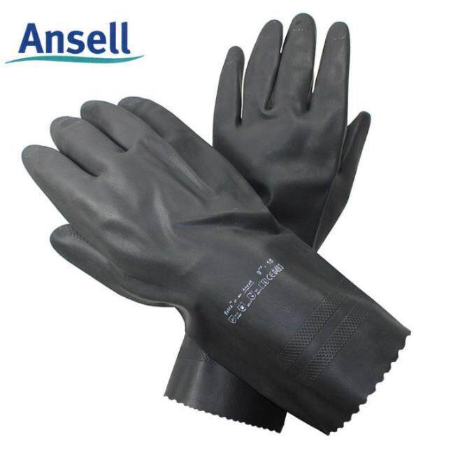 Ansell 安思尔38-514丁基橡胶防化手套耐酸碱耐腐蚀手套