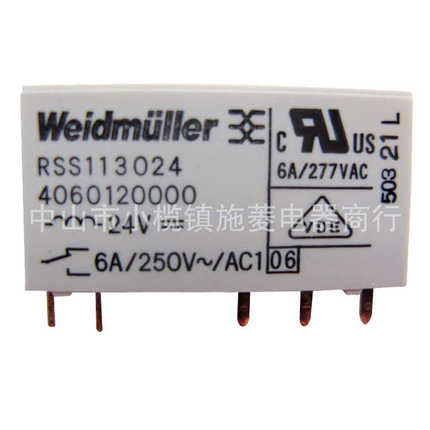 RSS113024 魏德米勒24VDC 5脚 6A RSS112024继电器 4060120000