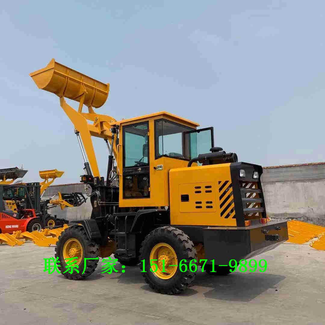 916型养殖场抓草机四驱电动小铲车建筑工地四轮装载机性能稳定