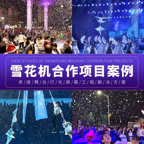 1500W雪小型仿真花雪机机1500W遥控喷全雪舞台婚庆演唱下雪机灯光