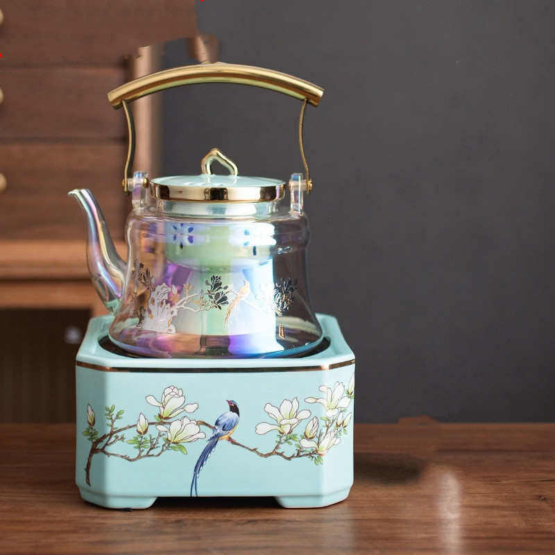 蒸茶器蒸汽全自动电陶炉煮茶器茶具套装家用网红煮茶壶蒸茶壶茶炉,餐饮具,茶具礼盒,淘宝优惠券,粉丝福利购,淘宝优惠卷