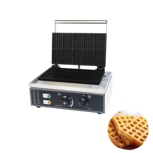 商用定制电热十片华夫炉网红爆浆鸡蛋仔华夫饼机不锈钢小吃设备