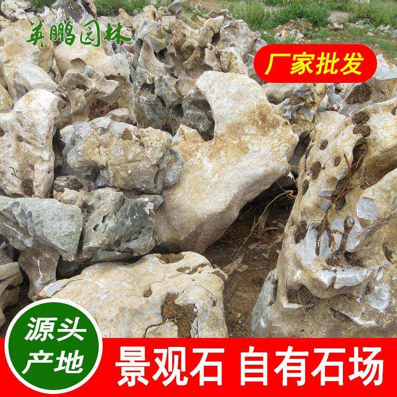 园林造景庭院风景造型石公园河滩石雕
