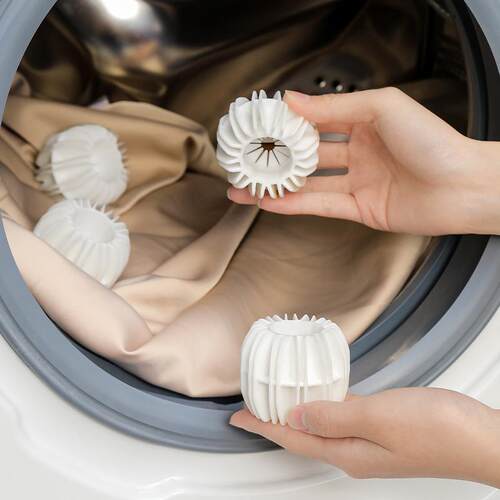 Anti-tangle magic laundry ball for home washing machines, su