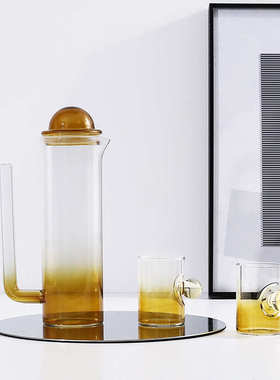 创意现代简约家居长把手壶装饰酒具样板房酒店餐桌茶几醒酒器摆设