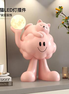创意氛围小夜灯摆件女生闺蜜生日礼物客厅卧室床头柜台灯软装饰品