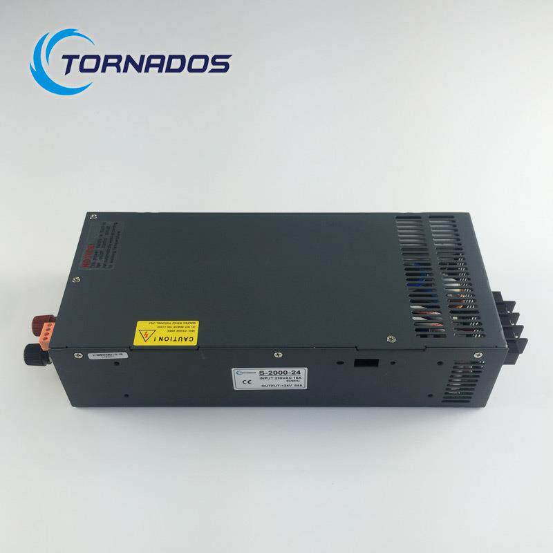 2000W24V83A大功率开关电源24V2000W电机工控直流电源S-2000-24