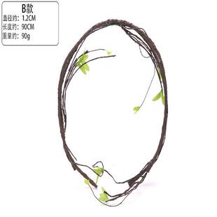 爬虫缸树藤树枝蜥蜴寄居蟹陆生攀爬造景用品爬宠仿真植物藤条装饰