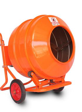 140L220V电动滚筒式料机手拌推式混土凝搅拌机家用10L卧式水4泥搅