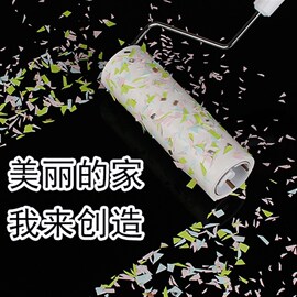 粘毛纸可撕式滚筒无撕线纸直撕粘毛器替换纸卷沾毛滚筒粘尘纸滚子