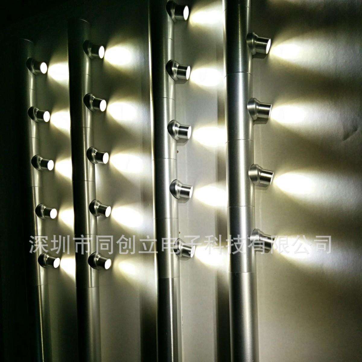 3头柜台灯LED立杆灯LED珠宝直杆柜台灯 可调角度 可定高度 灯数
