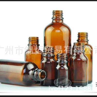 特价 YB整箱茶色 透明 绿 蓝色精油瓶棕色玻璃分装瓶10ml30ml50ml