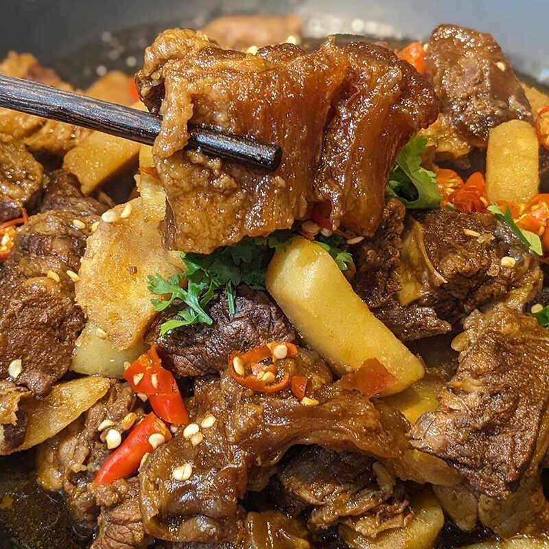 杏花吴记牛杂牛肉筋非即食巴脑肉牛肉新鲜生鲜炖肉红烧火锅食材