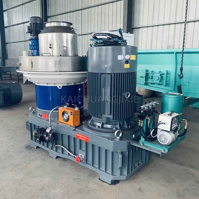 型环线膜颗机 560型大全套生物粒质颗粒机生产 锯末秸秆制粒设备