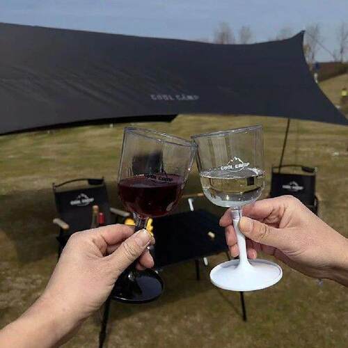 Resin Collapsible Wine Glass Portable Detachable Cocktail