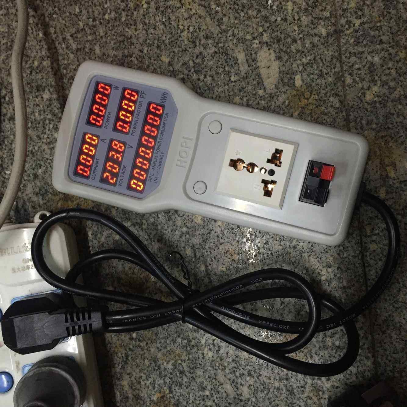 正品宏品HP98002插座功率计 表电量电参数测试仪功计量插座功率仪