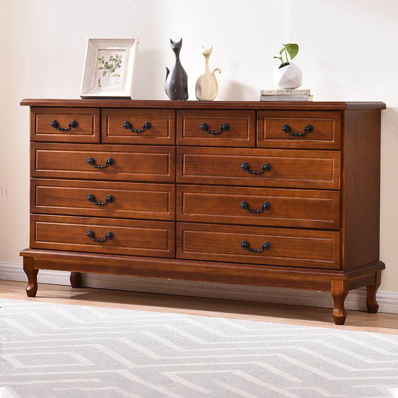 实木卧室电视柜现代简约高级感房间电视机柜客厅斗柜储物柜子窄款