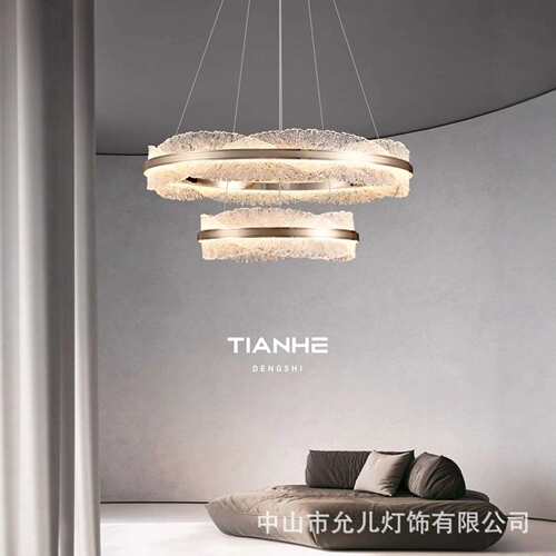 客厅灯吊灯意式轻奢led别墅大厅主灯设计师法式卧室餐厅灯具新款