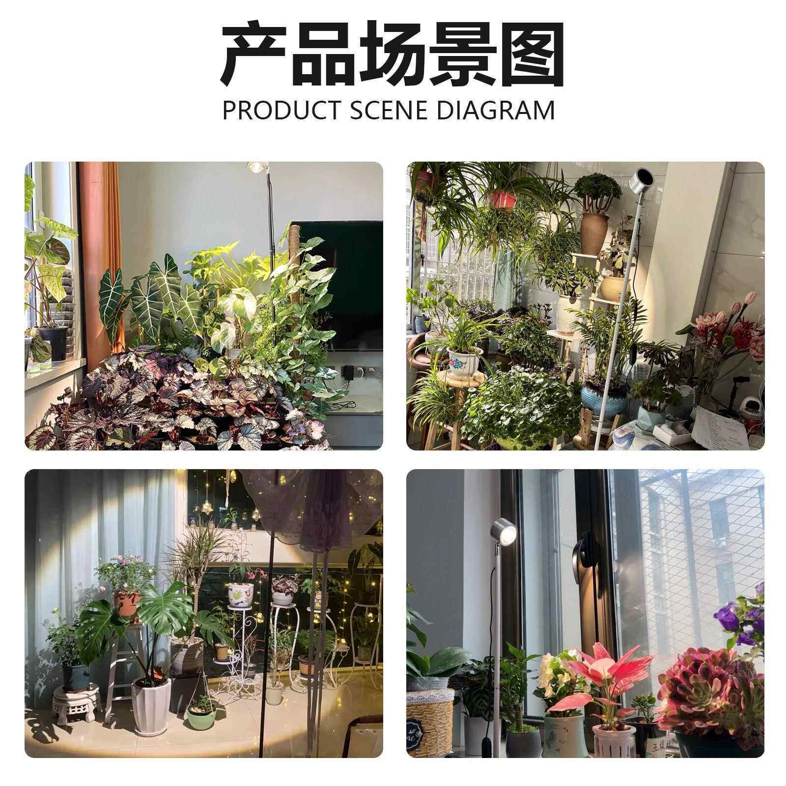全光谱植灯物补光内仿KDS太阳光绿植花卉肉落地式植多物生室长灯