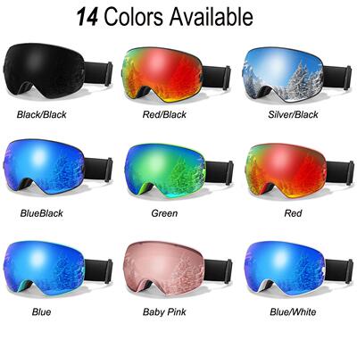 Outdoor Sports Ski Goggles UV400 Protection Ski Mask Male Fe