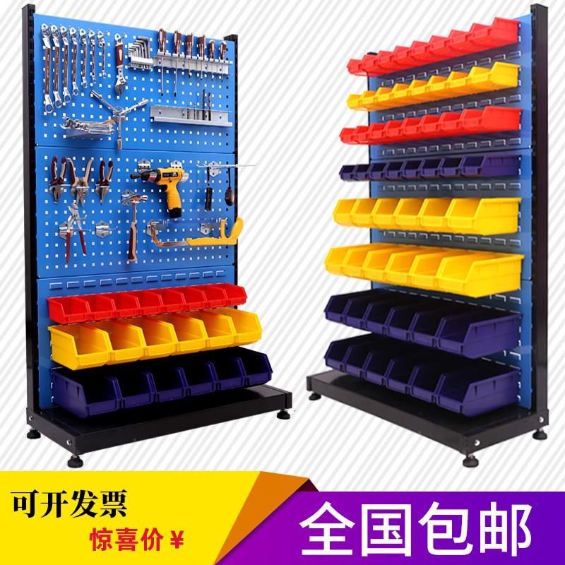 螺丝架置物架整理工具货架车间物料移动展示架加厚双面五金工具架