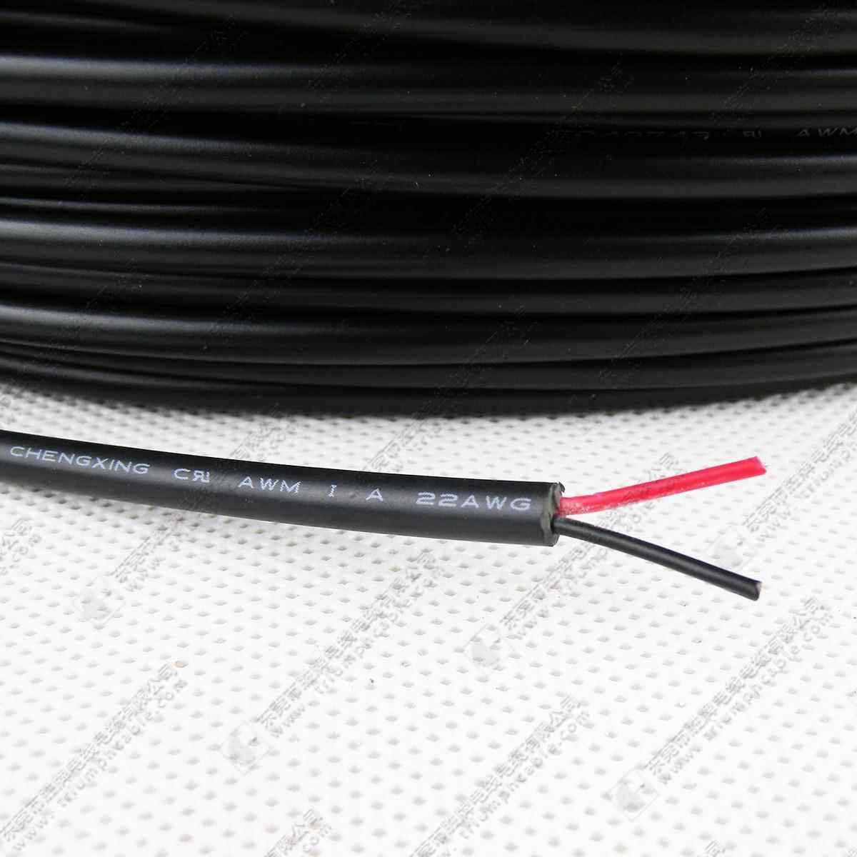 供应2464正标2芯20AWG多芯PVC控制电缆耐温80℃无屏蔽护套线