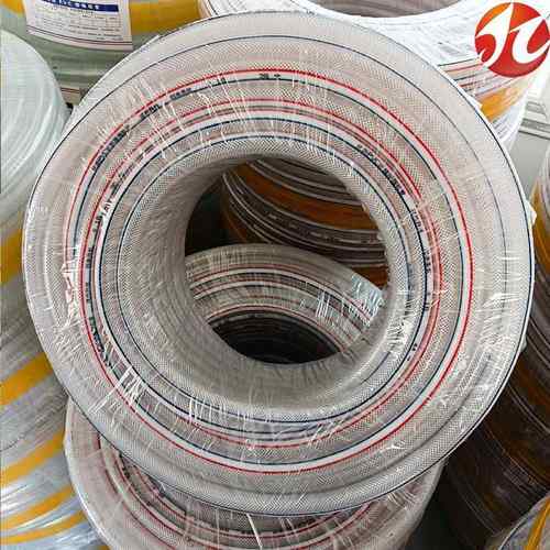 加厚纤维增强网纹管PVC软管排水管农业灌溉用给水管透明软管