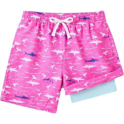 X 83780 Retro Plant Print Swim Shorts 复古植物沙滩短裤