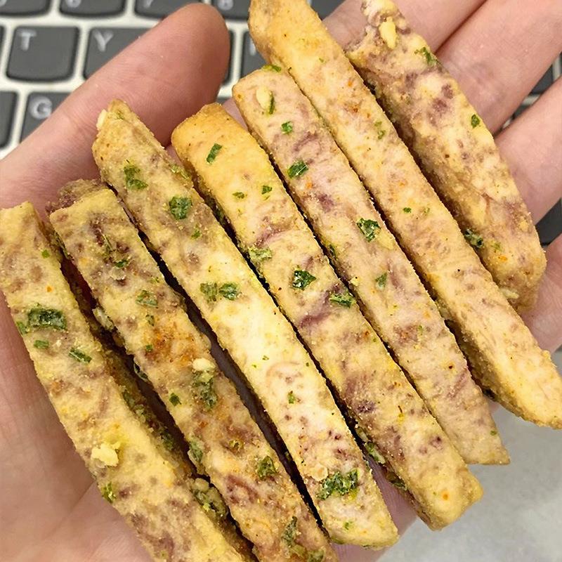 芋头条零食香芋条片香酥脆网红薯蟹黄咸蛋黄椒盐原味解馋