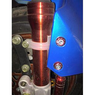 小牛迅鹰祖玛小帅哥等电动机车改装配件前挡泥板支架固定器电动车