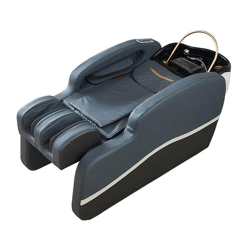 电动智能按摩洗头床理发店发廊专用全身按摩美发店洗头按摩一体床