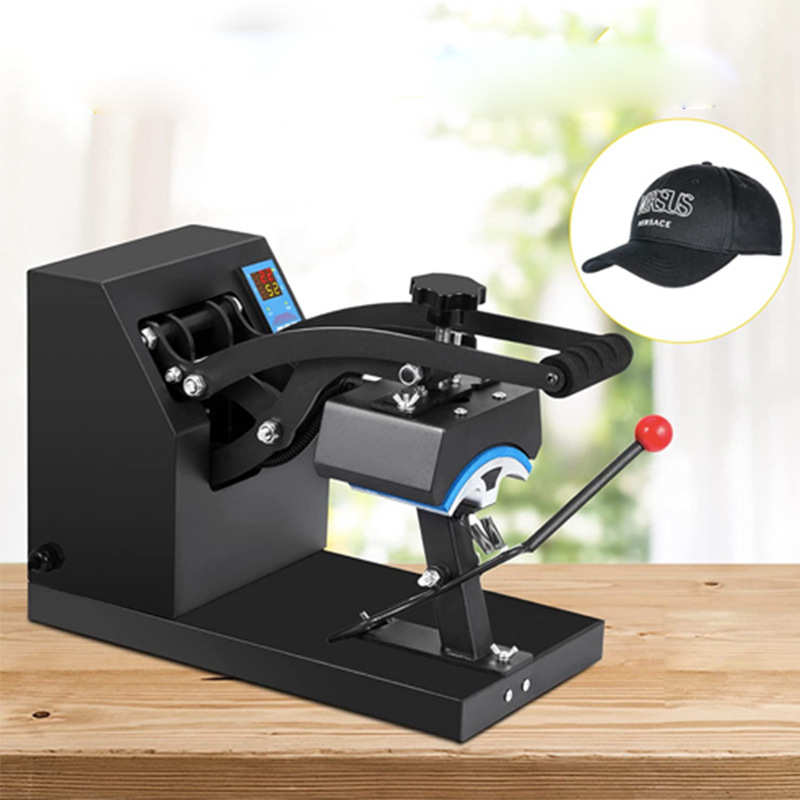 新款烤帽热压机小型热转印烤帽机台式多功能烫帽机弧形烫标机现货