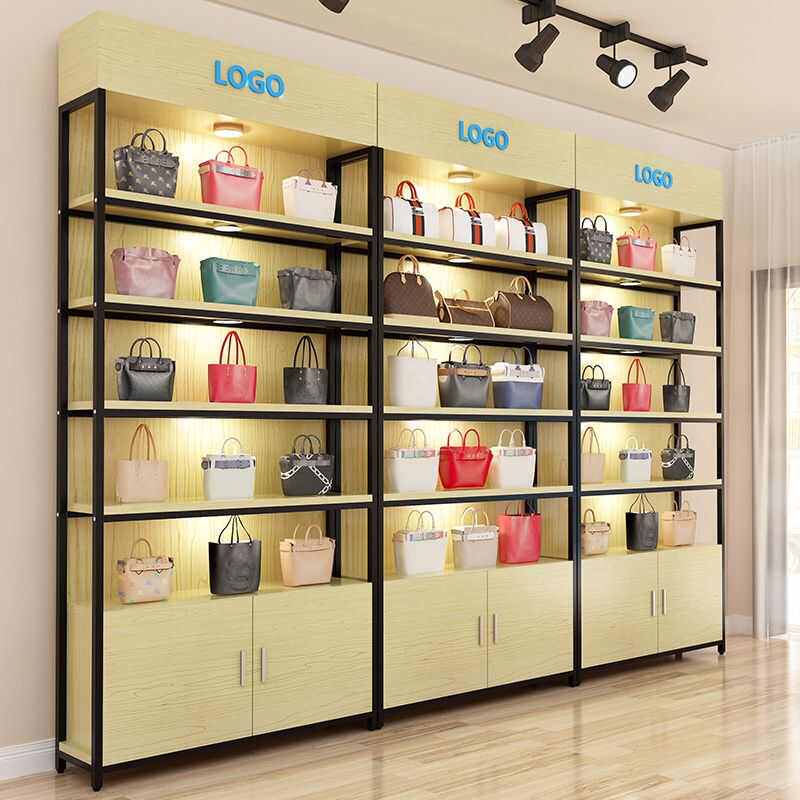 节母婴店拆装柜自由组合货柜化妆品超市可调展示架陈列柜展示货架