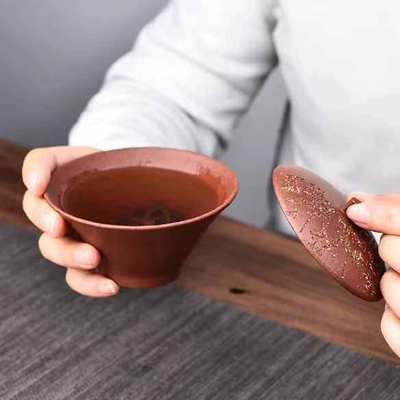 全纯手工宜兴原矿正宗紫砂清凤盖碗茶杯单个刻绘高档茶具套装礼品,餐饮具,盖碗,淘宝优惠券,粉丝福利购,淘宝优惠卷