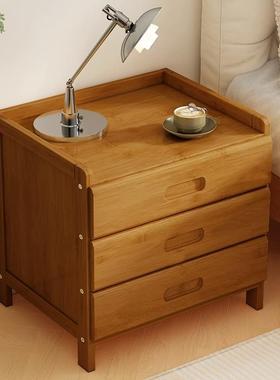 床头柜现代简约卧室出租房用简易多功能小型收纳置物架柜子储物柜