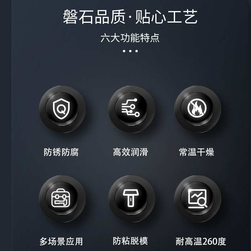 铁氟龙干性防粘涂层铁手Fe615润滑膜防粘耐高温PTFE不粘喷雾防腐