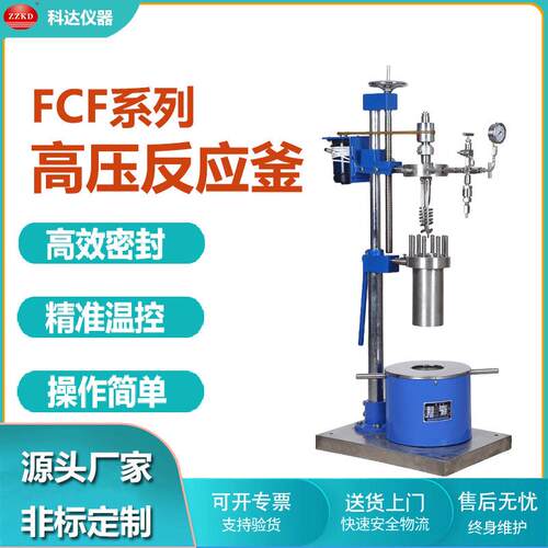 CJF/FCF系列304 316不锈钢高温高压反应釜实验室电加热搅拌反应釜