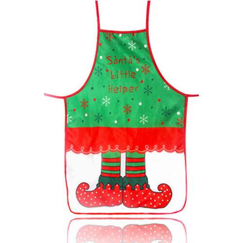 Christmas decoration apron cartoon Christmas uniform圣诞服