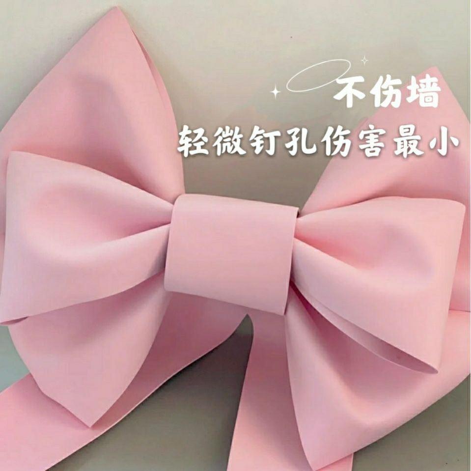 超大蝴蝶结墙上装饰婚房门上服装店墙面挂件童装店铺网红装饰墙壁