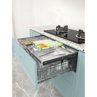 堡讯采购产品厨房拉出篮子,改进的抽屉与隔间,可移动的盖布拉车