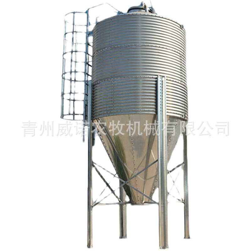 全自动喂料线养猪料塔料线绞龙塞盘镀锌料塔料线养殖场饲料储料塔