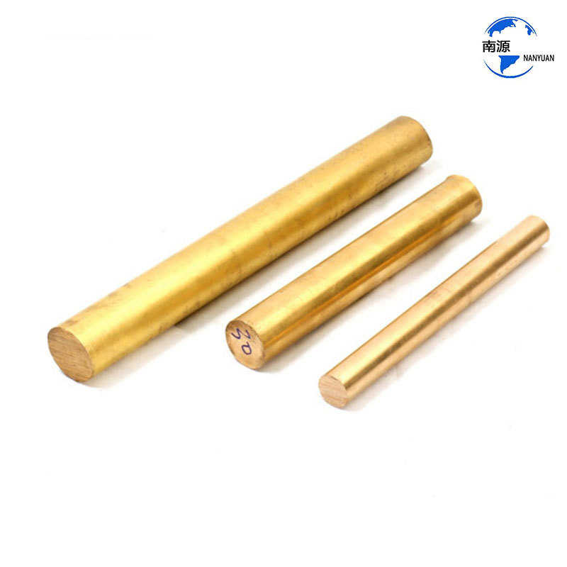 H59黄铜棒C3604黄铜棒 H62黄铜棒光滑无毛刺实心黄铜圆棒t2紫铜棒