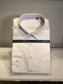 lenzon款工装衬衣男士商务，款白色蓝色四季款短袖长袖衬衫